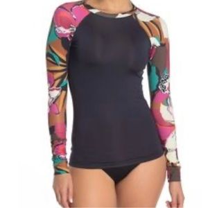 Billabong Women's Swim Billabong Day Drift Long Sleeve Rash Guard Medium